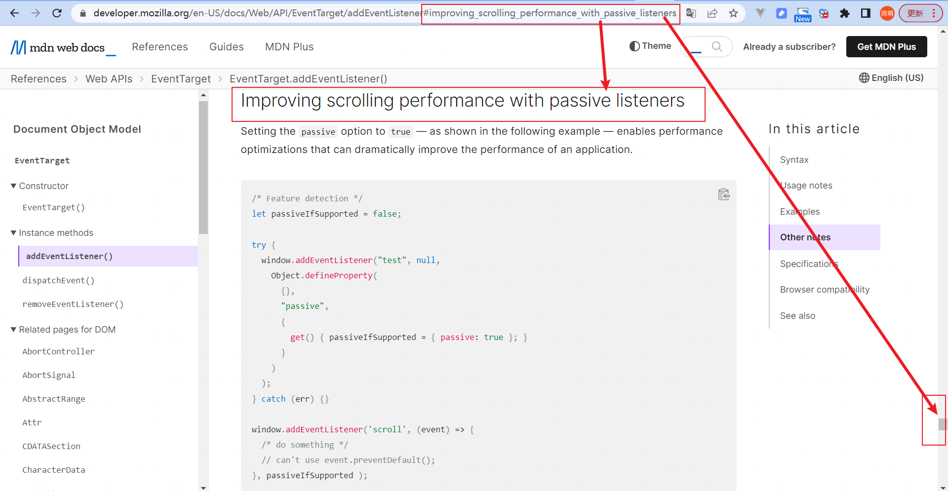 An anchor link not work well · Issue #11434 · mdn/translated-content ...
