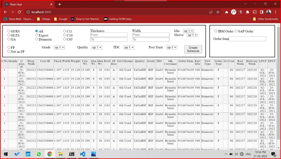 Line Scheduling GitHub - SarveshDandapati/continuous-galvanizing-line-scheduling: A ...
