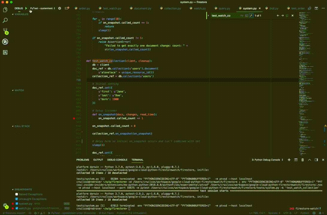 Debugger jumps to different file without breakpoint in multithreaded ...
