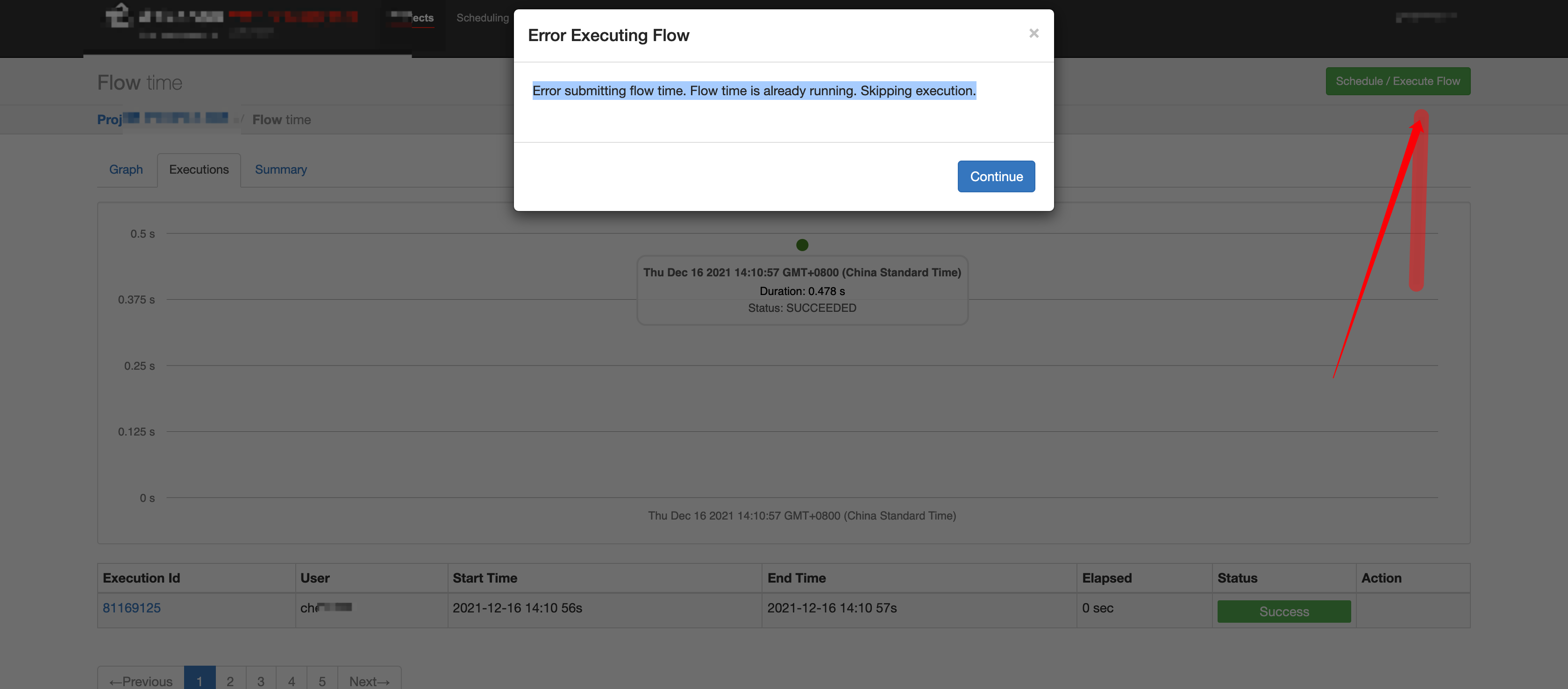 Error submitting flow time. Flow time is already running. Skipping execution. · Issue 3024 Error submitting flow time. Flow time is already running. Skipping execution. · Issue 3024