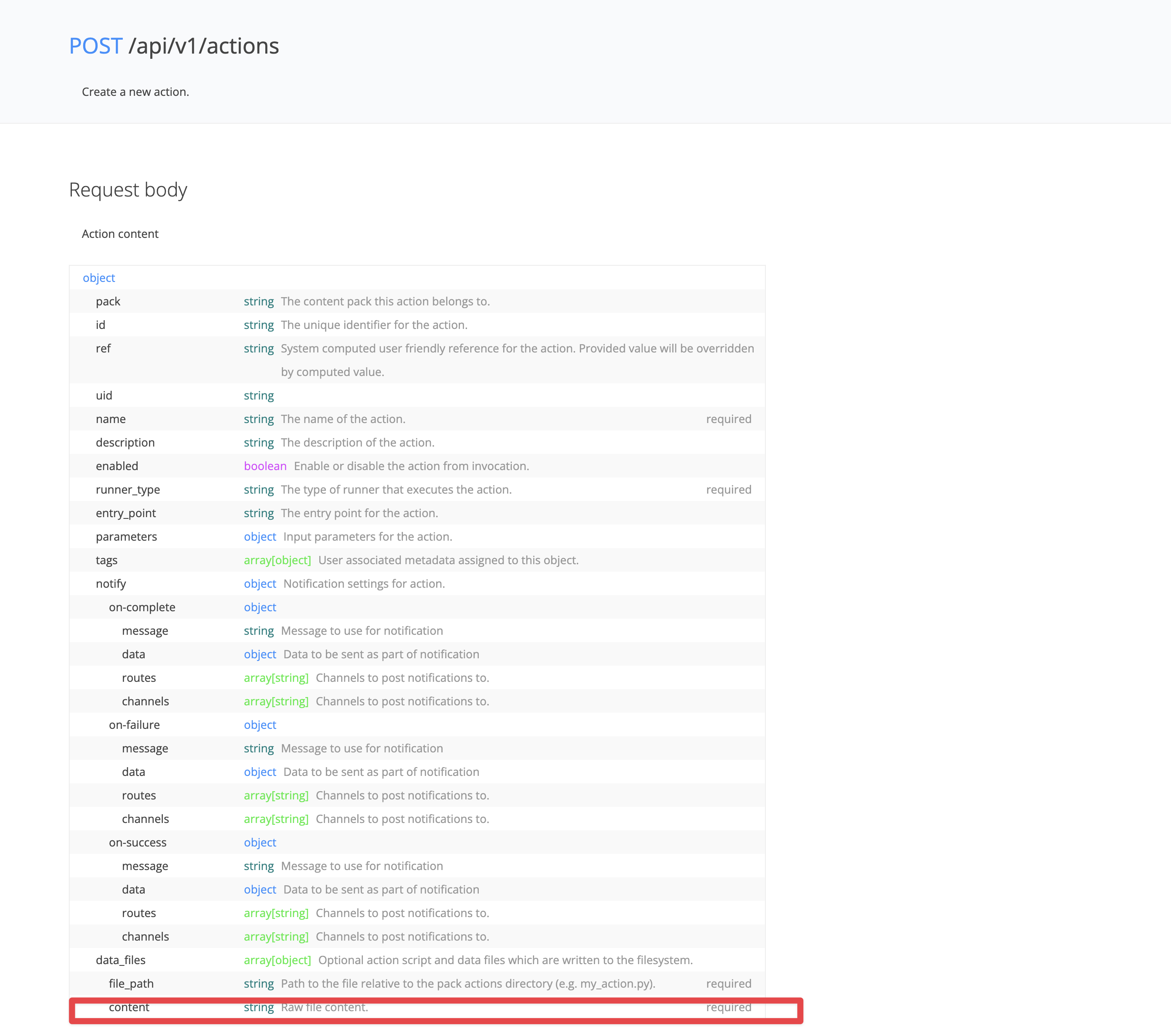 how to create a action via http api · Issue #5993 · StackStorm/st2 · GitHub