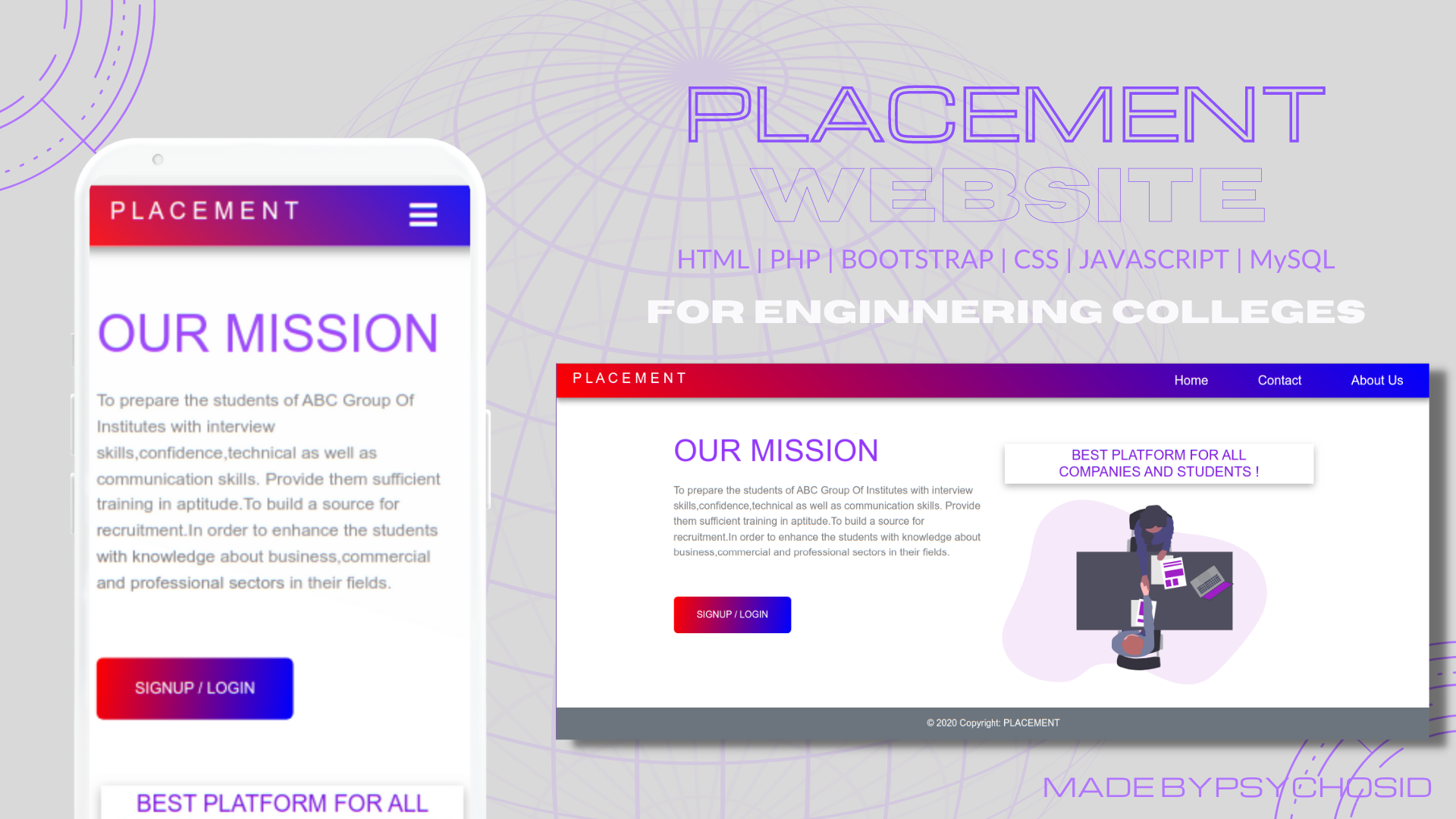 GitHub - PSYCHOSIDX/Placement-Website: Simple placement website for ...