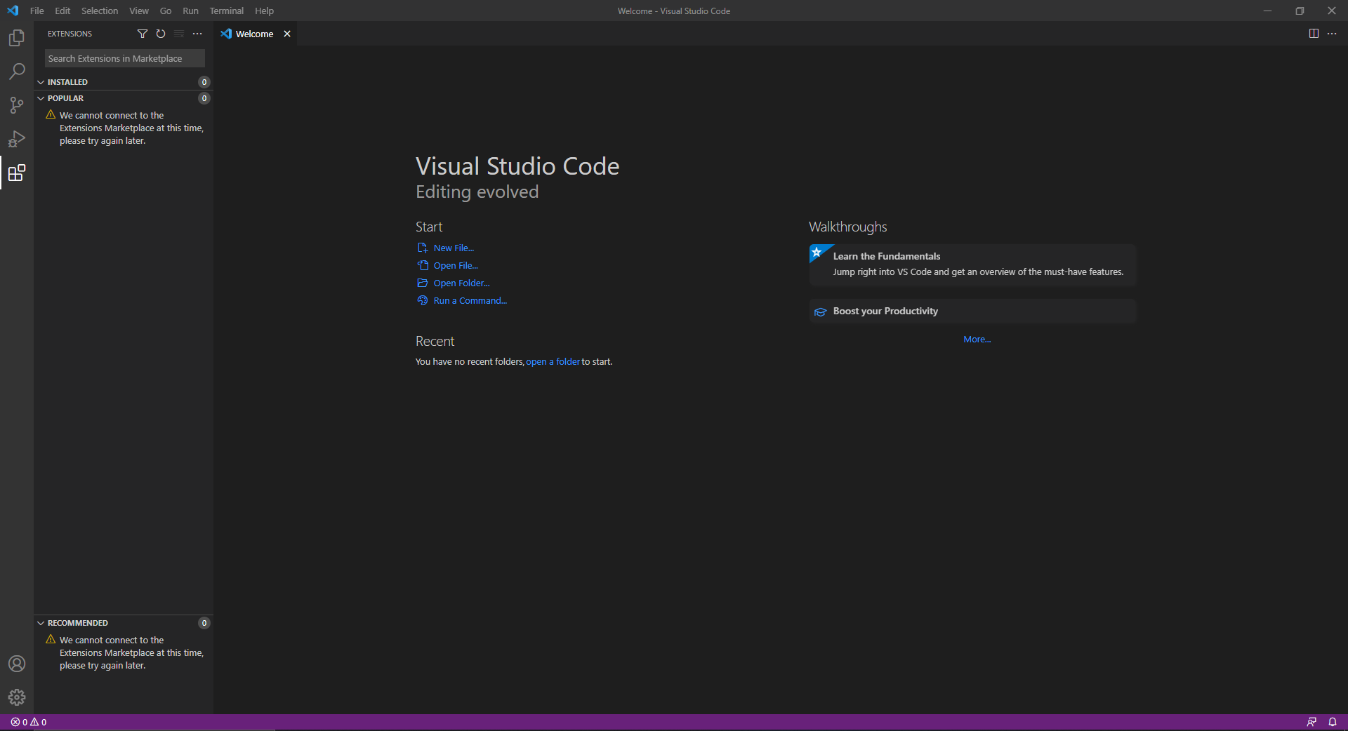 Cannot connect to the extensions marketplace · Issue #132026 ...