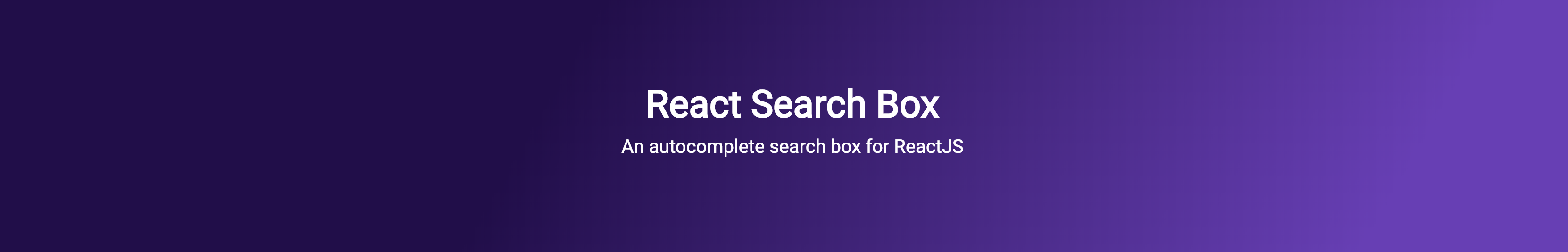 react search box