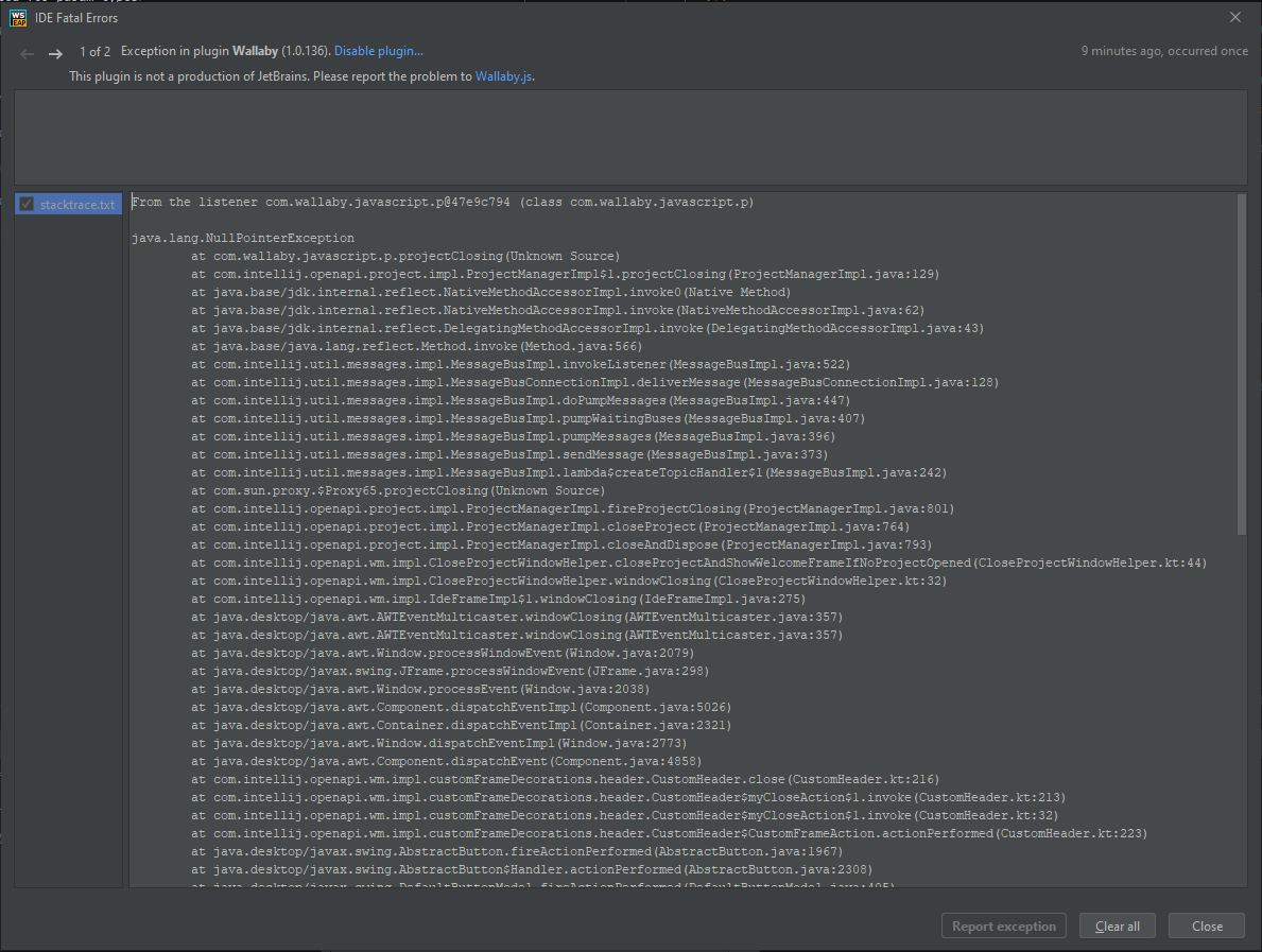 WebStorm plugin crash · Issue #416 · wallabyjs/quokka · GitHub