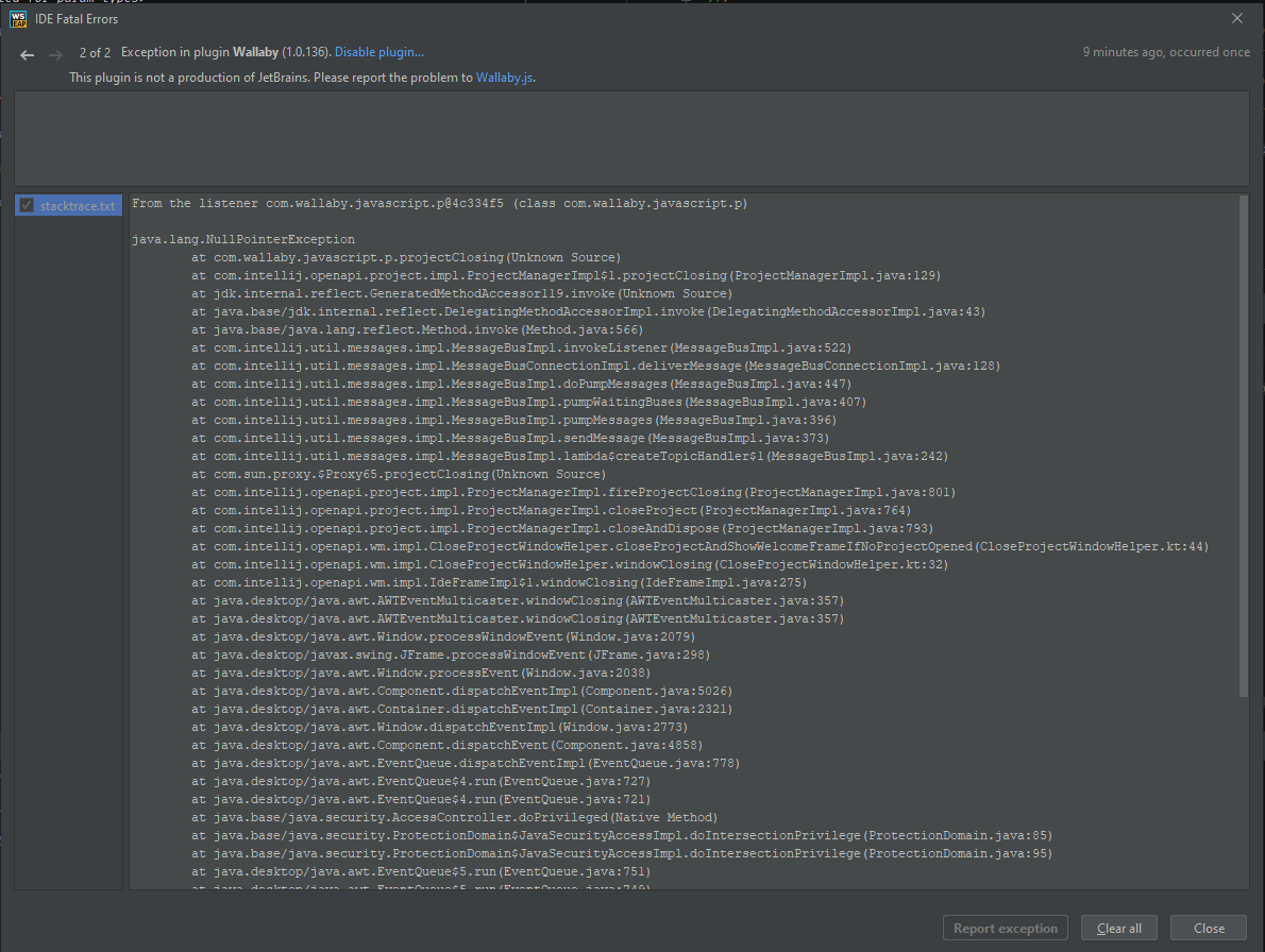 WebStorm plugin crash · Issue #416 · wallabyjs/quokka · GitHub