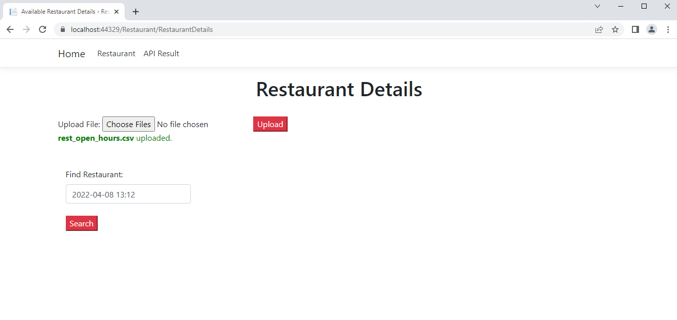 GitHub - Lawrencesoft/RestaurantDetails: To find the available ...