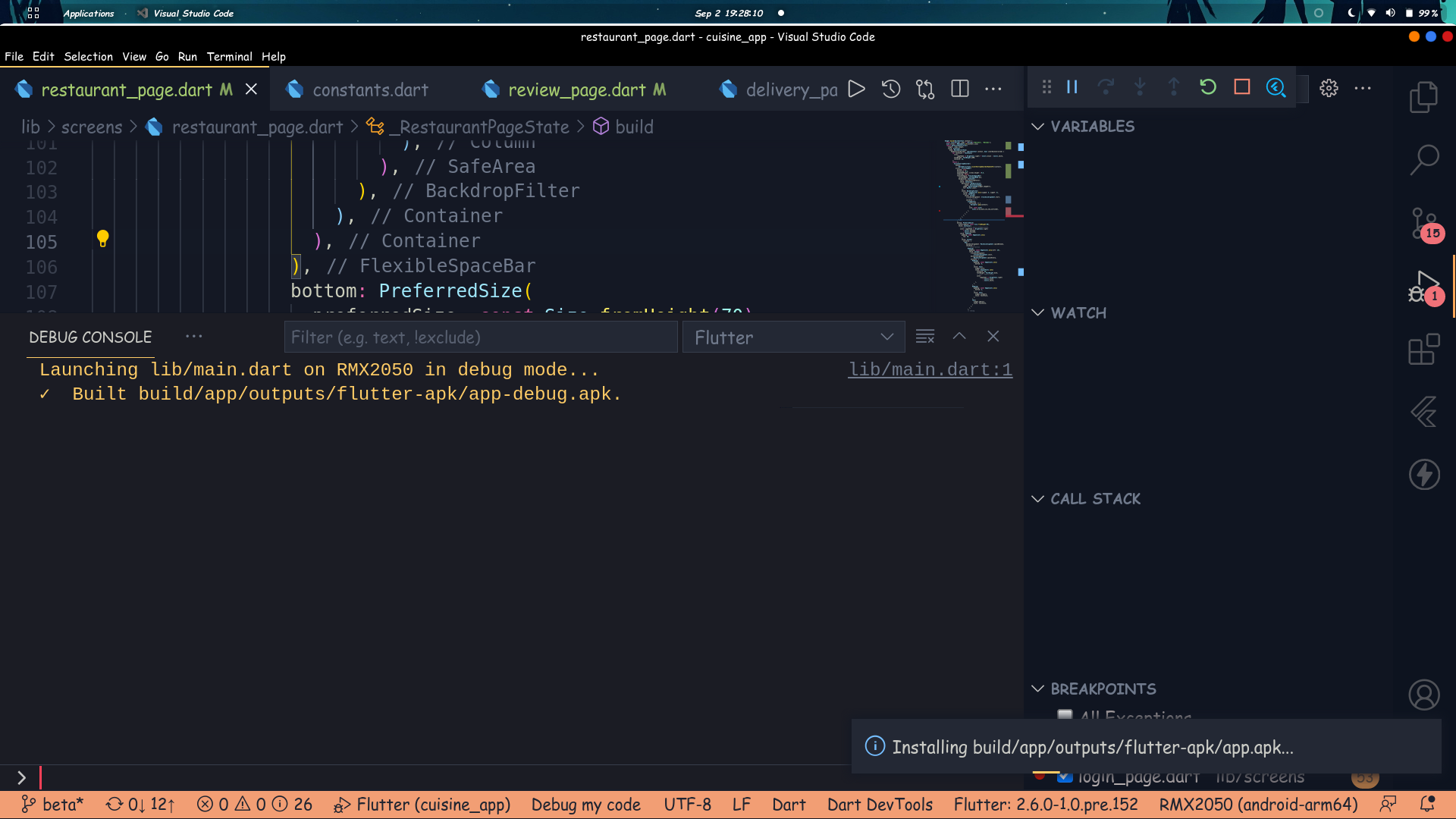 Output is not being generated in terminal · Issue #89370 · flutter ...