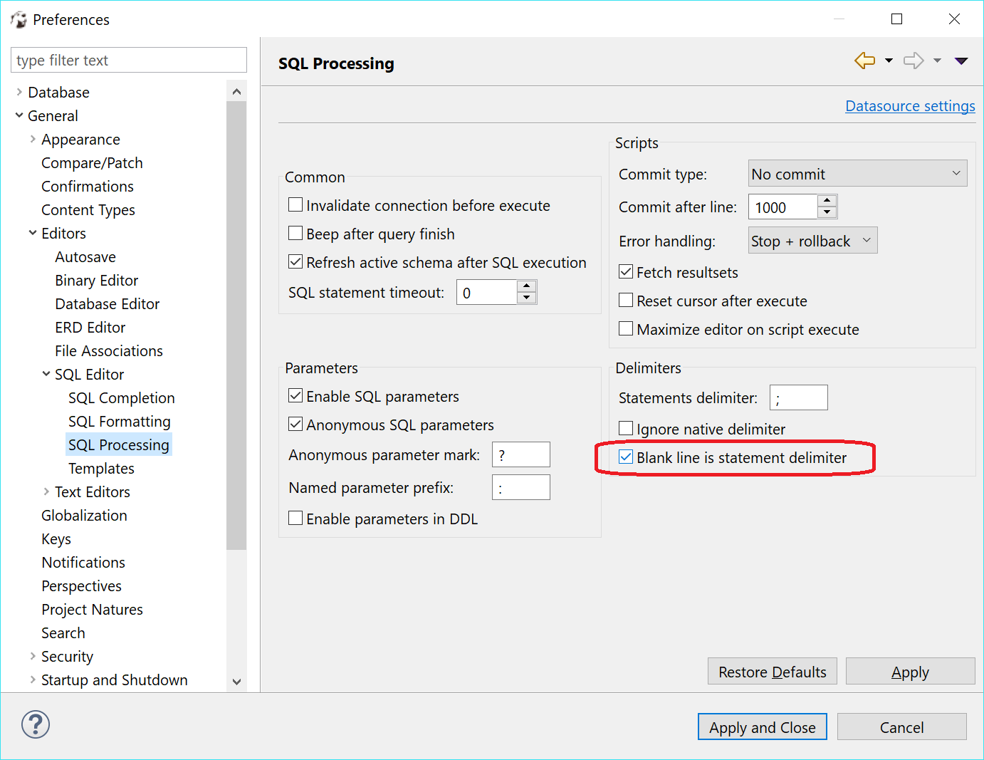 SQL Editor - Multiple query - Separator is ";" · Issue #2561 · dbeaver ...