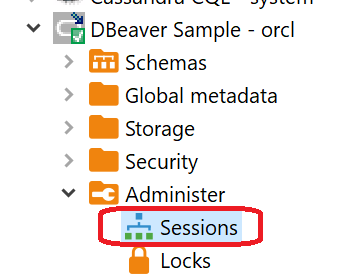 Question: Session Management for Oracle DB · Issue #3495 · dbeaver ...