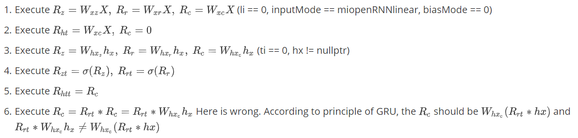 [GRU] The implementation of GRU seems problematic · Issue #716 · ROCm ...