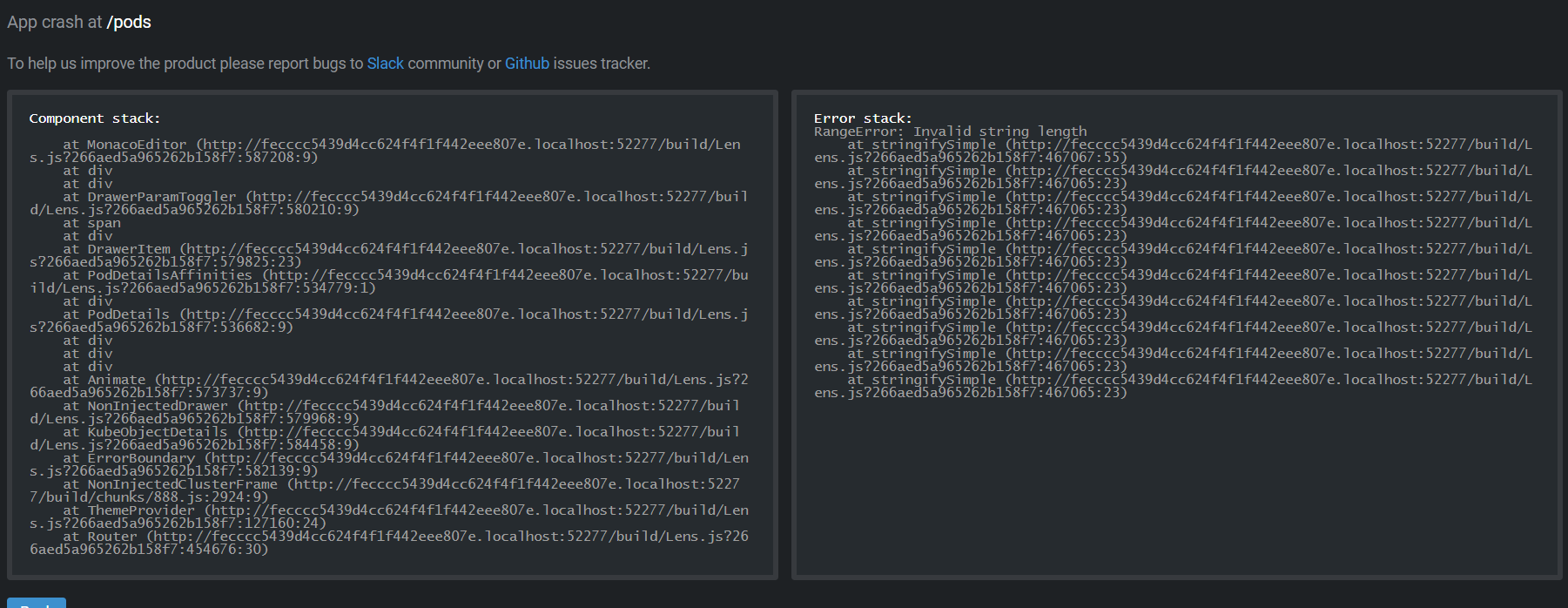 suddenly crashed · Issue #5481 · lensapp/lens · GitHub