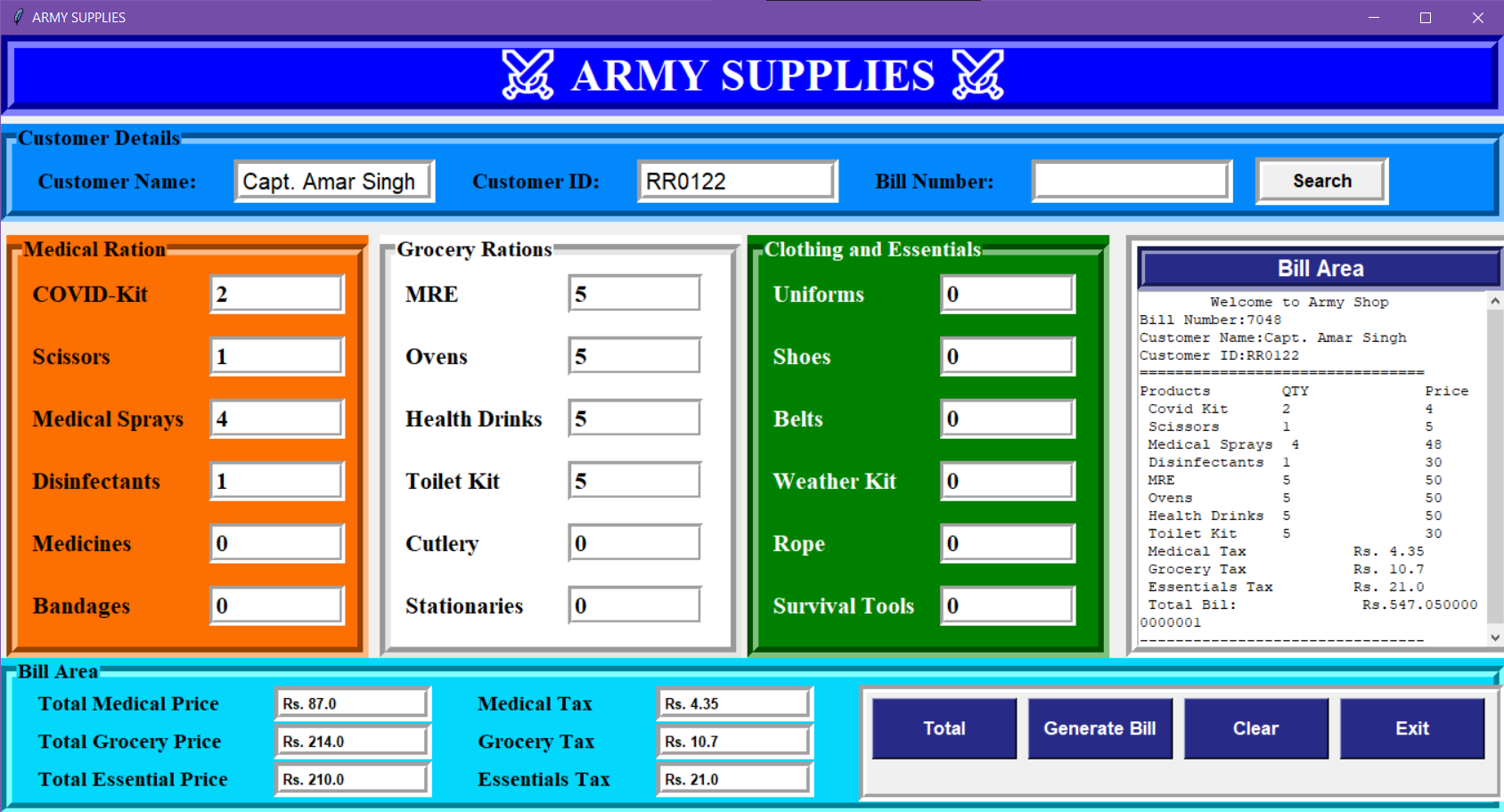 GitHub - MainakRepositor/Model-Army-Shop: A model army shop counter ...