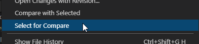 Remove 'Select for Compare' · Issue #92069 · microsoft/vscode · GitHub