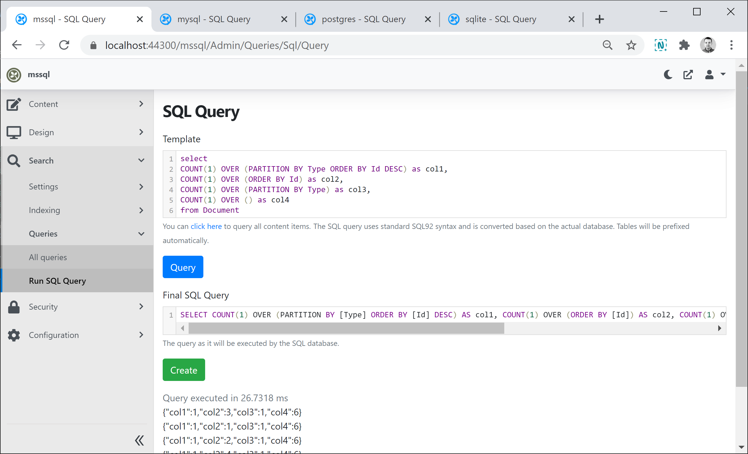 support for SQL window functions · Issue #8763 · OrchardCMS/OrchardCore ...