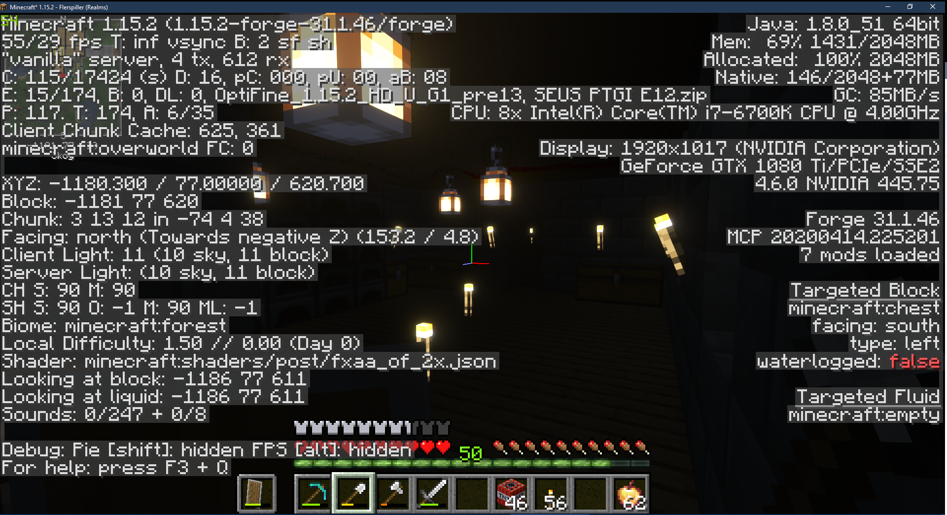 Lightning. No Emissives. · Issue #3766 · sp614x/optifine · GitHub
