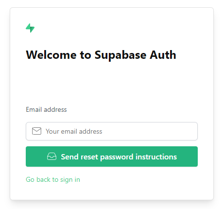 How do I handle the reset password process in React? · supabase ...
