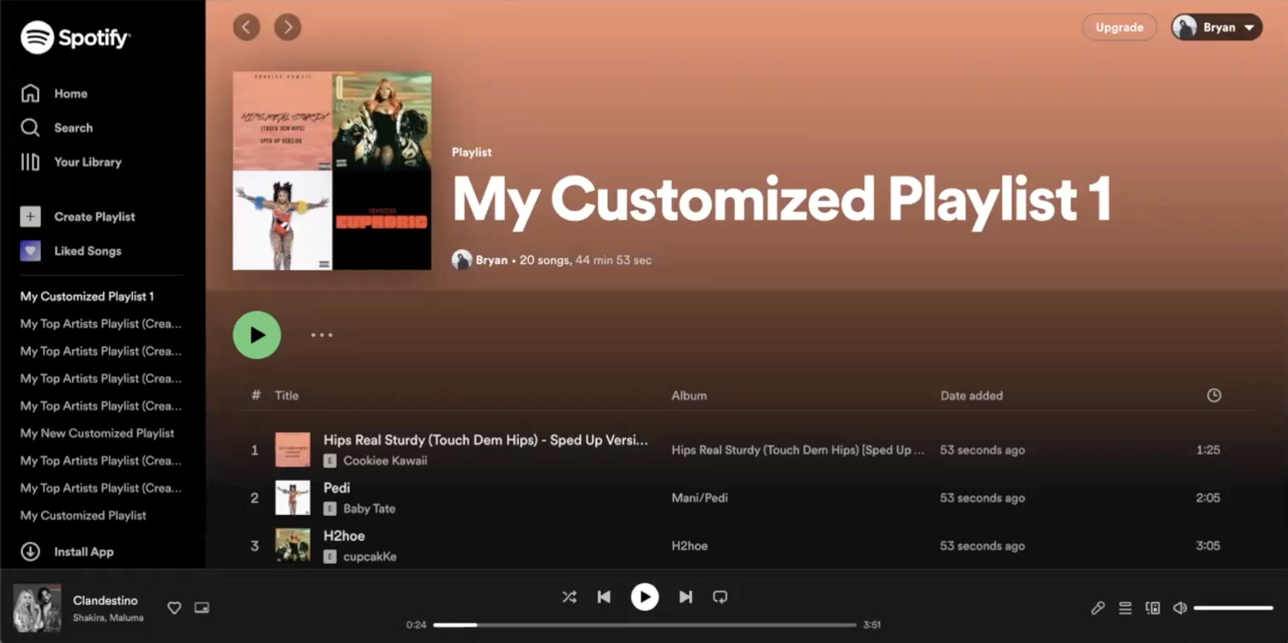 custom playlist spotify
