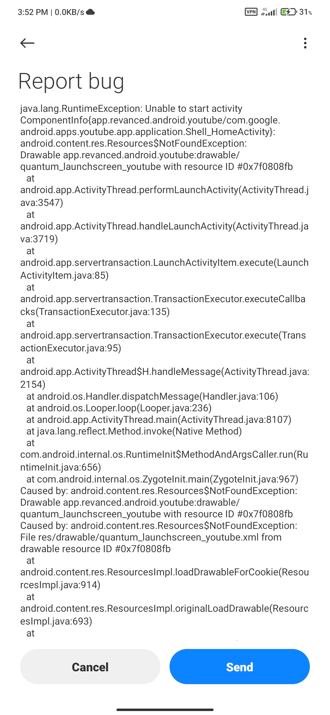 Resource not found for YouTube ReVanced · Issue #288 · ReVanced ...