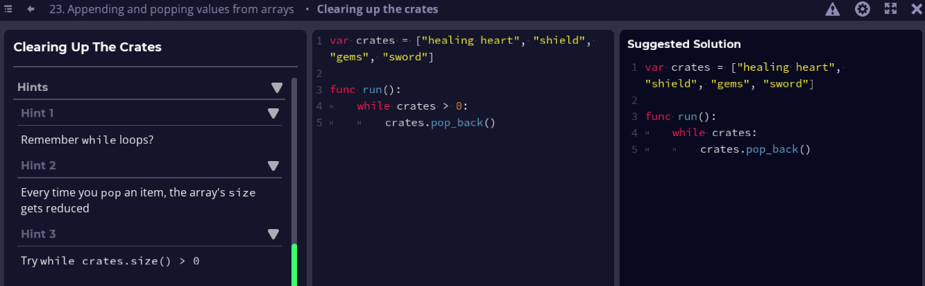There is some typo or bug maybe. · Issue #764 · GDQuest/learn-gdscript ...