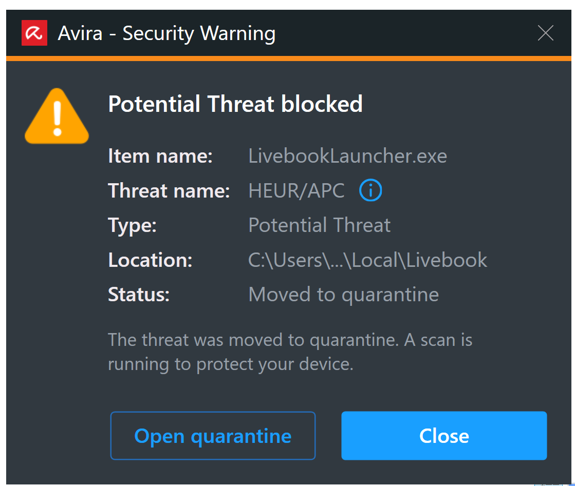 win10 install fails and getting a security warning · Issue 1586