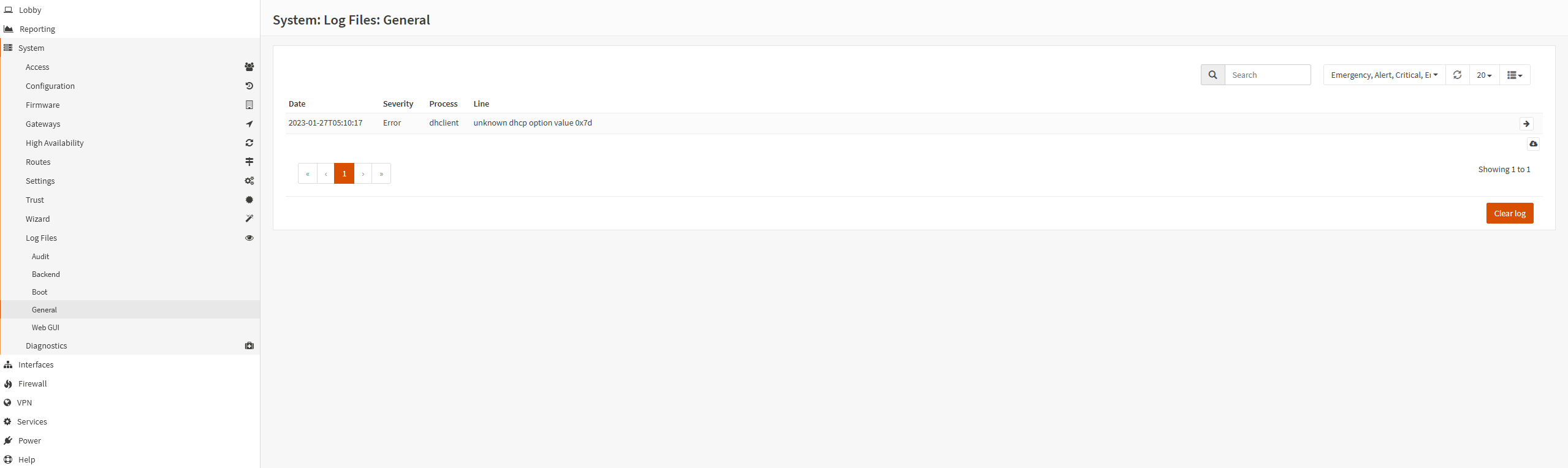 DHCP error when WAN interface is set to DHCP · Issue 6272 · opnsense/core · GitHub