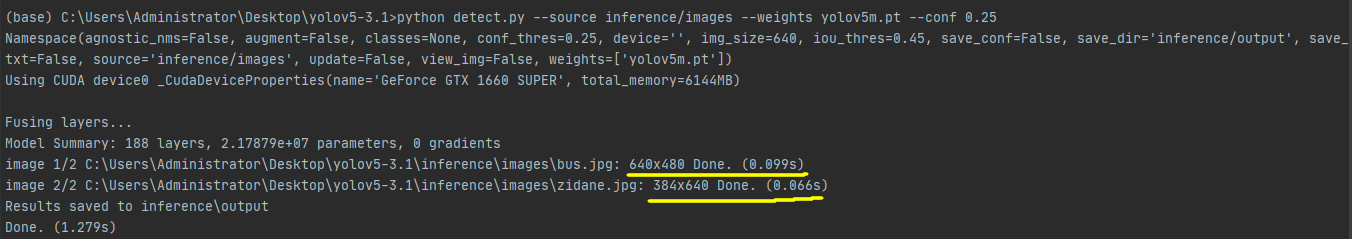 Why didn't I get the output？ · Issue #1536 · ultralytics/yolov5 · GitHub