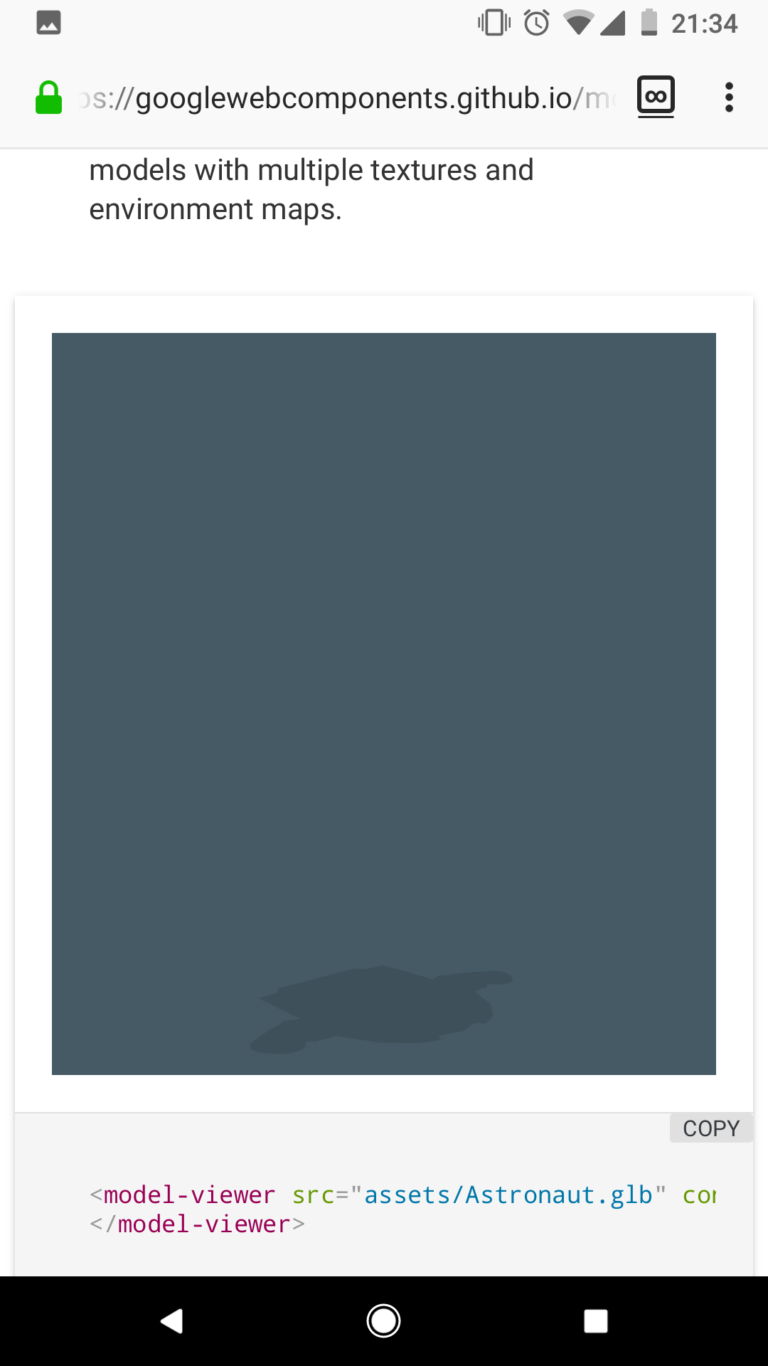 Firefox on Android does not display model · Issue #183 · google/model ...