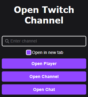 GitHub - yungsamd17/Open-Twitch-Channel: Open Twitch Channel, Chrome ...