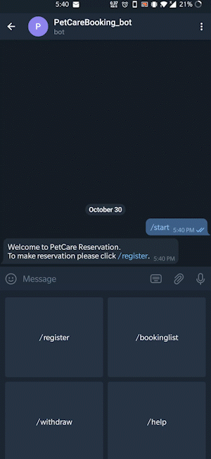GitHub - kurkurzz/TelegramBot-BookingWithTimeslot: Telegram bot for ...