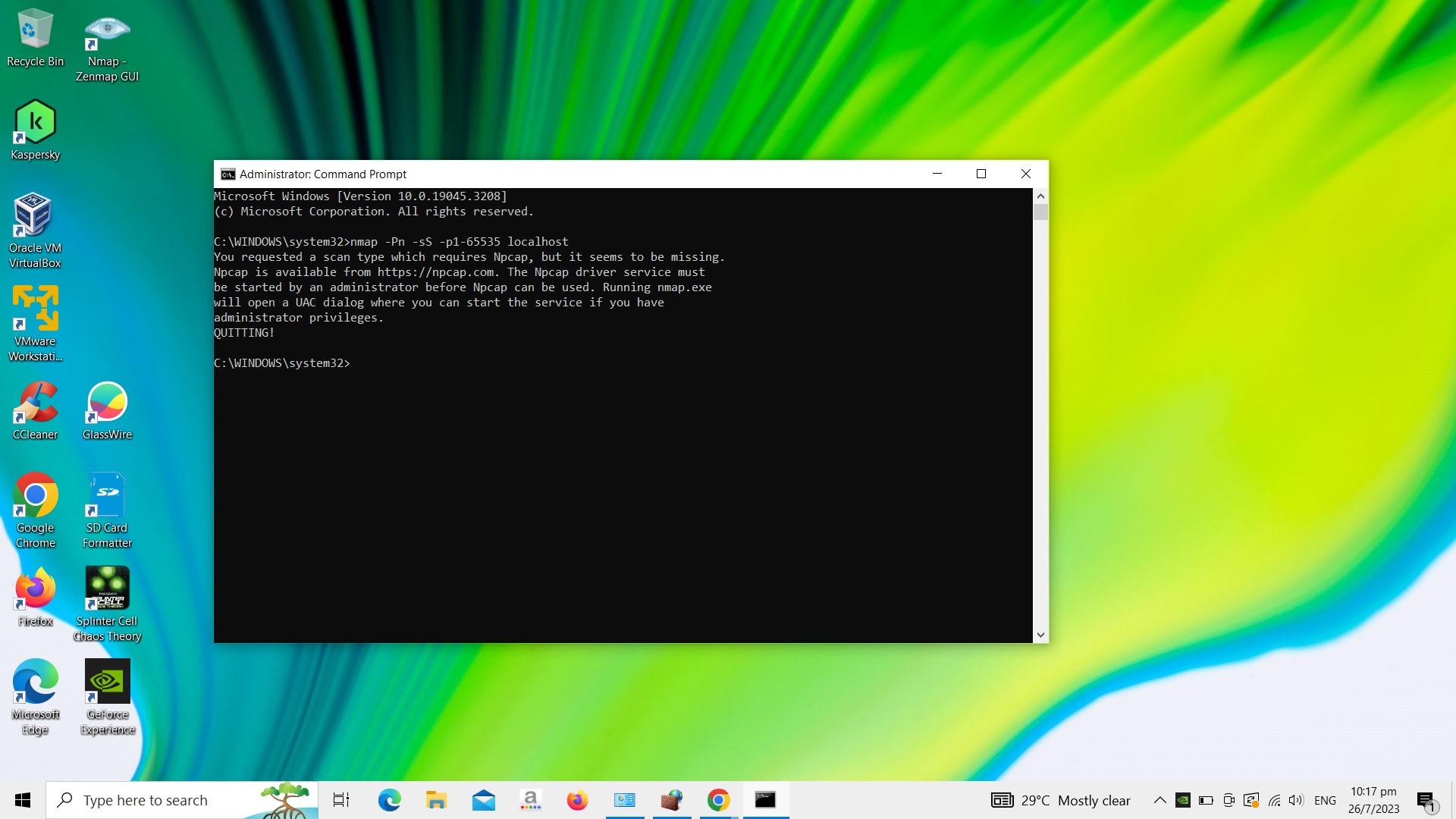 Npcap/License At Master · Nmap/Npcap · Github – LNJE