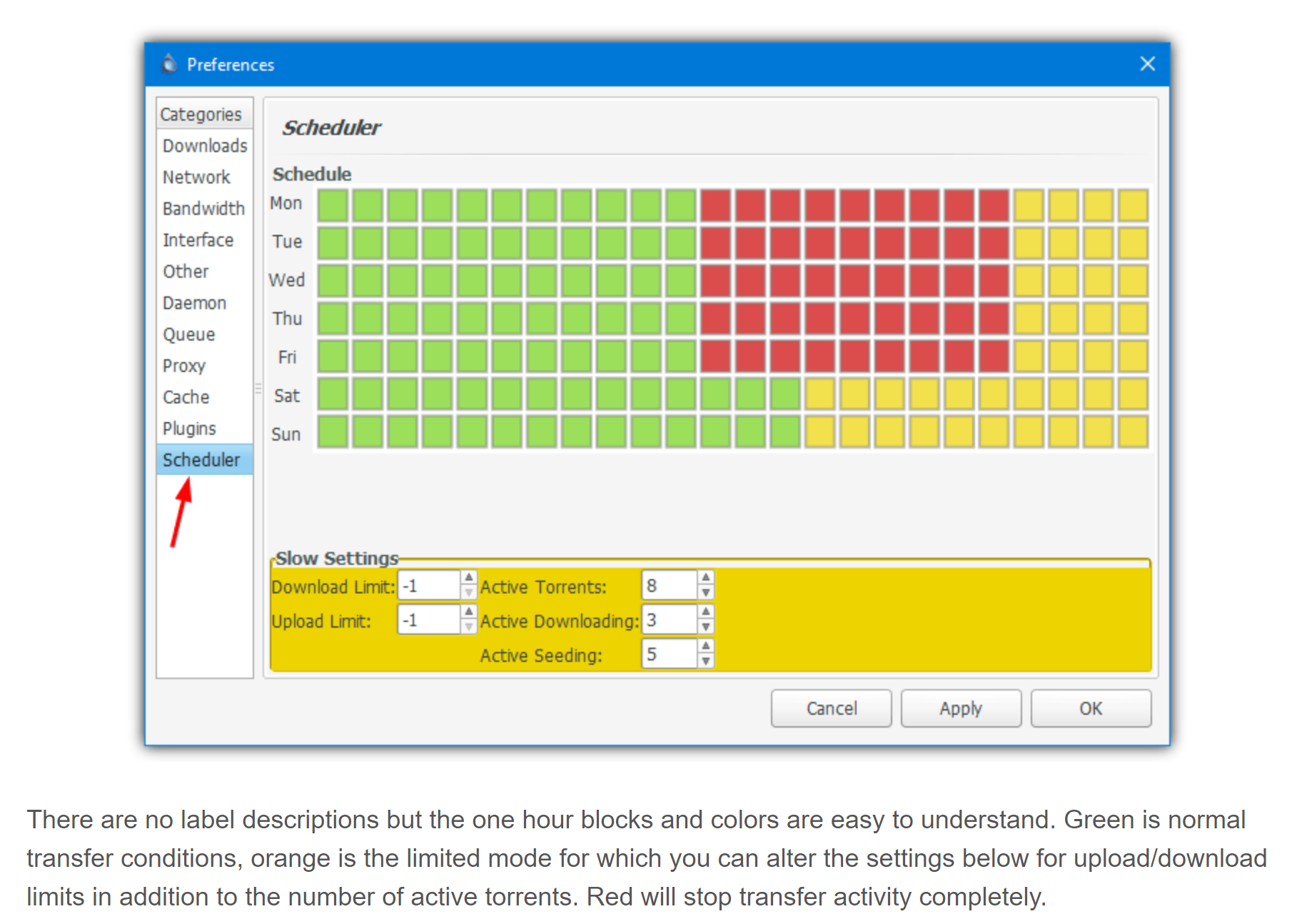 Schedule to turn on\off torrent activity · Issue #17418 · qbittorrent ...