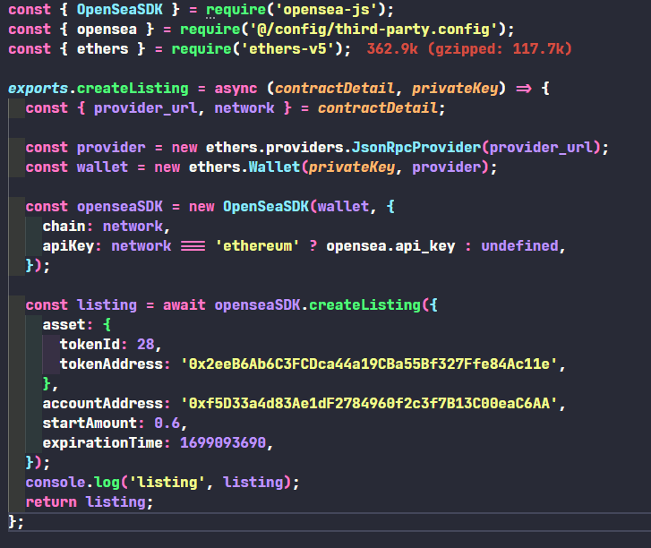 createListing serverError Error Client network socket disconnected before a secure TLS