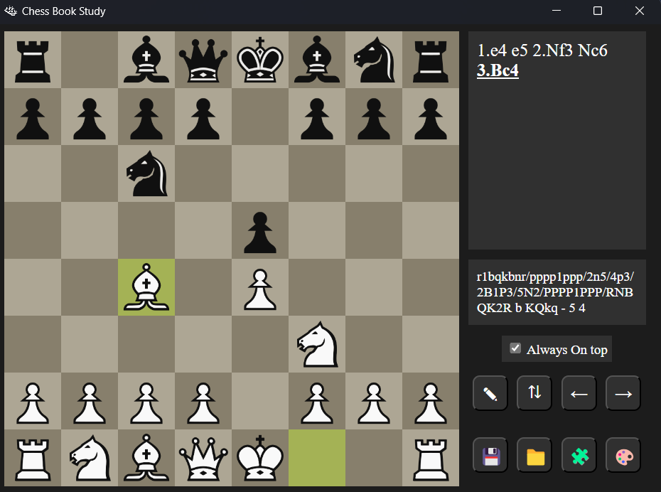 GitHub Dr42/chessbookstudy A simple companion app for when you