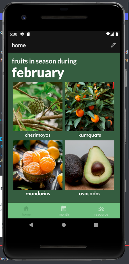 GitHub - milkndcoffee/fruits-n-season: Android application that ...