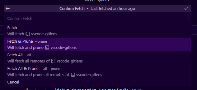 List of branches on remote (origin GitHub) shows deleted