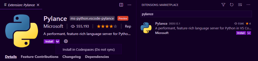 Extensions view missing "Install in *" text · Issue #112198 · microsoft ...