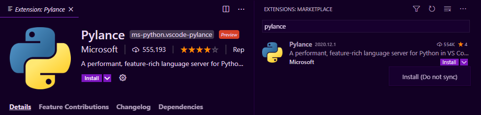 Extensions view missing "Install in *" text · Issue #112198 · microsoft ...