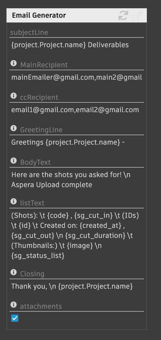 GitHub - ryankawahara/ShotgridEmailTool: Creates email template from ...