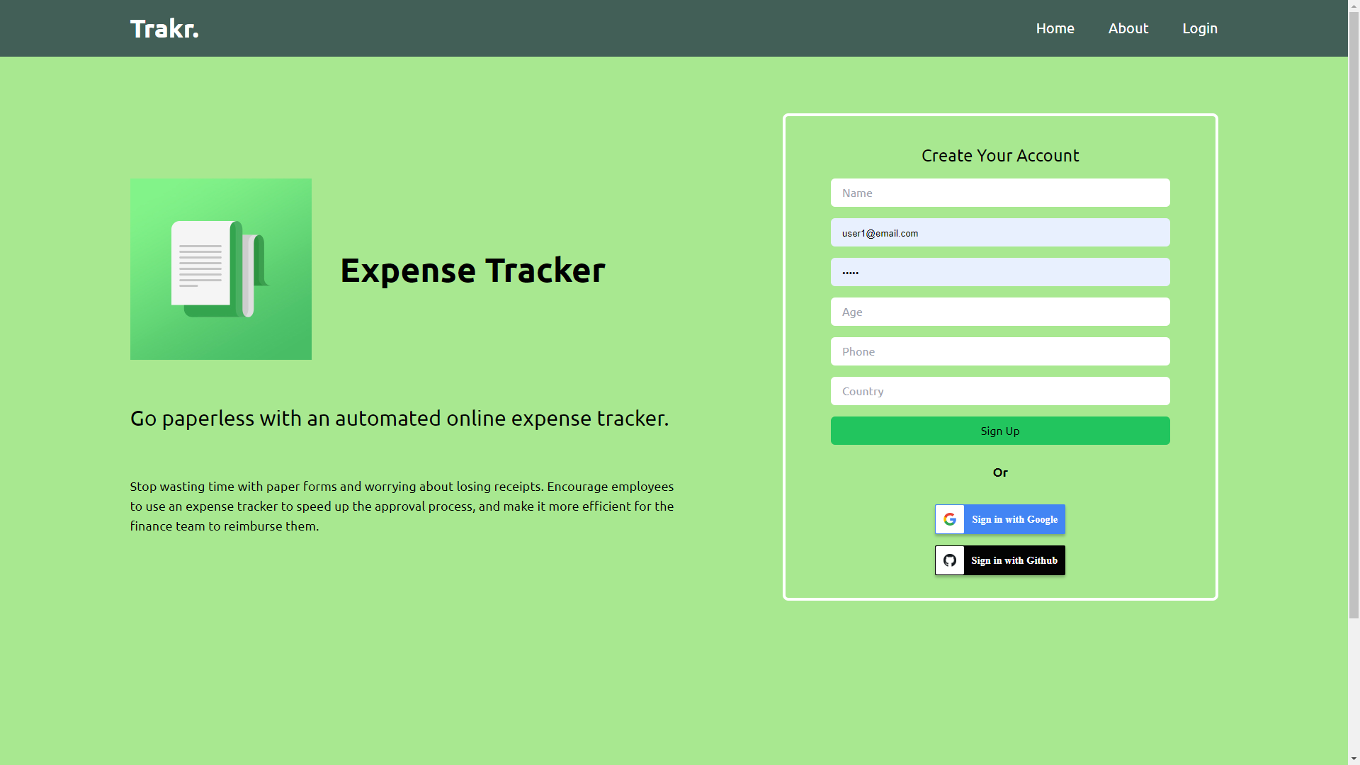 Github vishmallik expense tracker expense tracker app