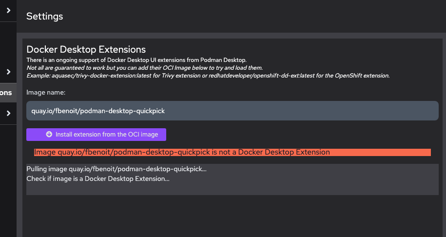 Bug: Failure when trying to install a valid amd64 desktop extension on ...