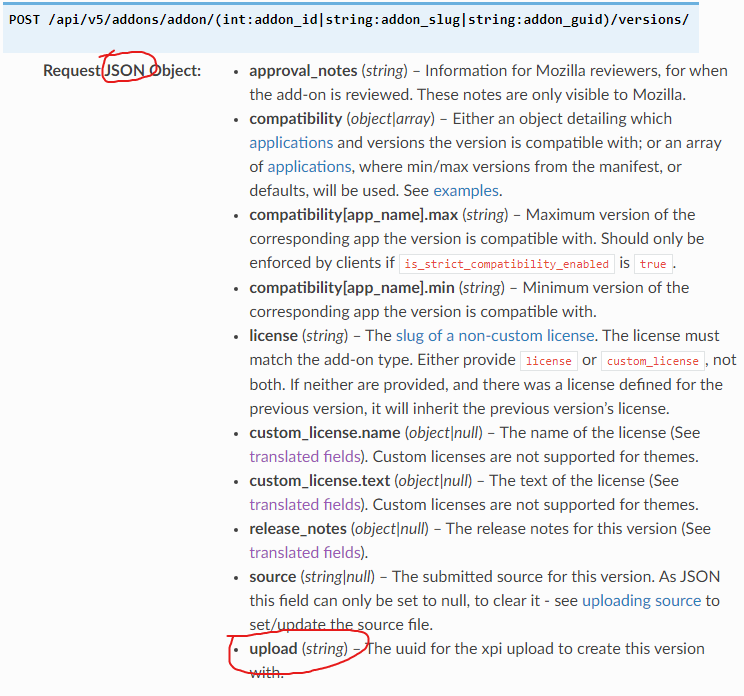 Usage of V5 Submission API · Issue #9139 · mozilla/addons · GitHub
