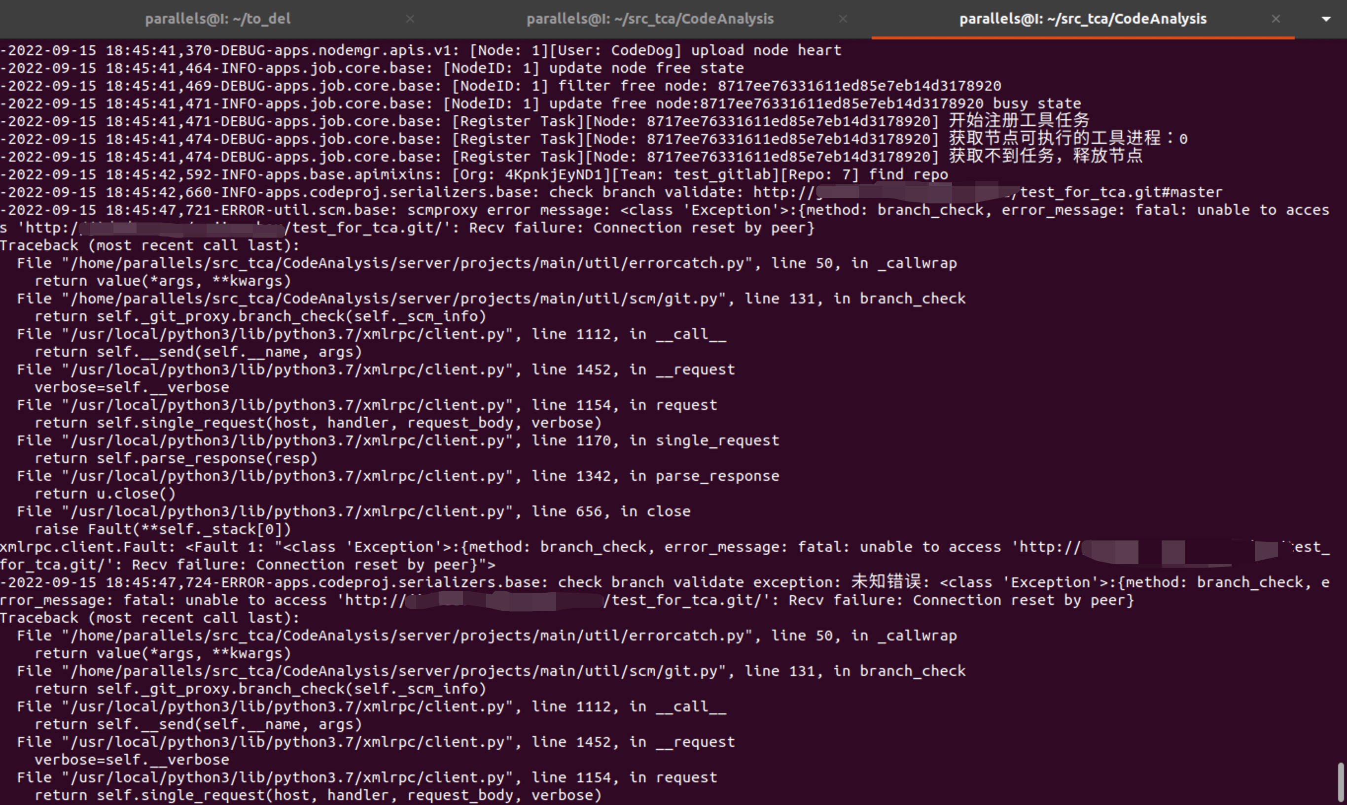 不能拉gitlab代码仓库 · Issue #621 · Tencent/CodeAnalysis · GitHub