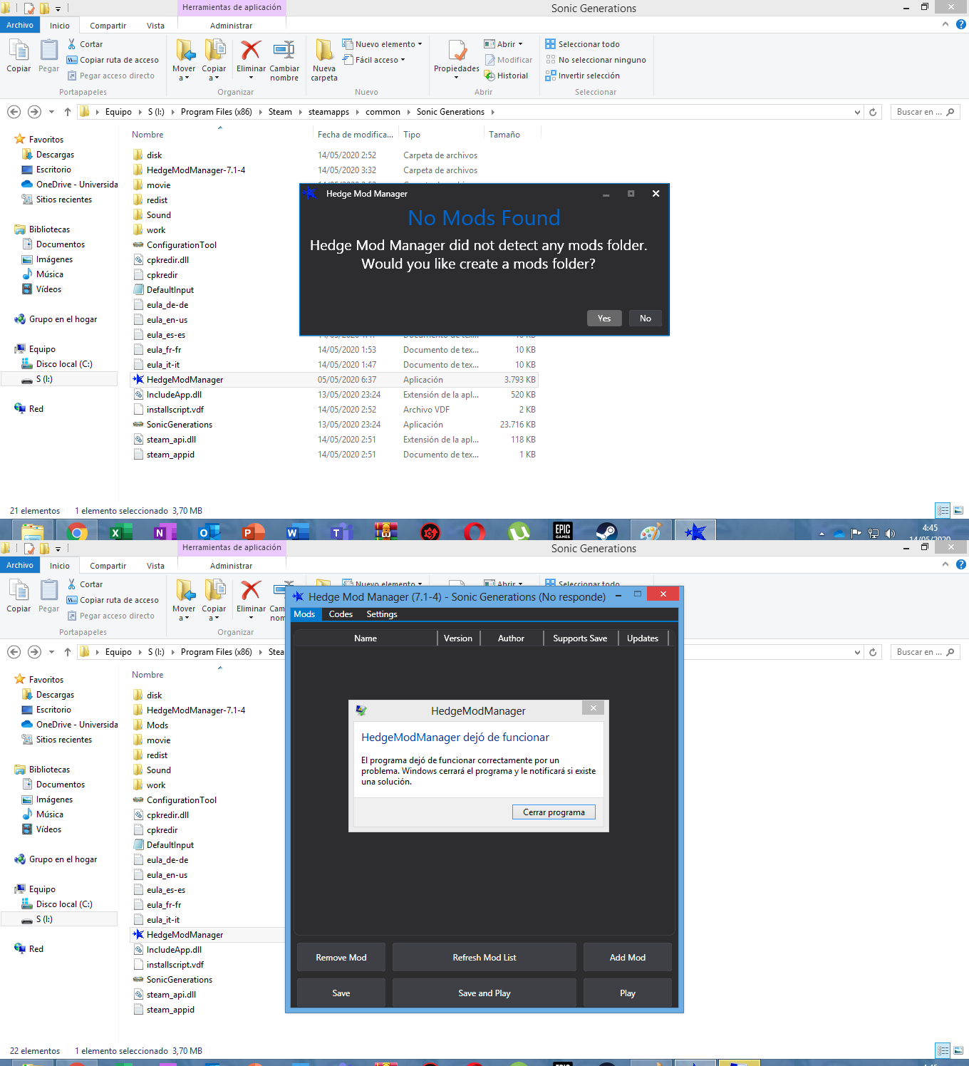 [GEN] Help my soul · Issue #98 · thesupersonic16/HedgeModManager · GitHub