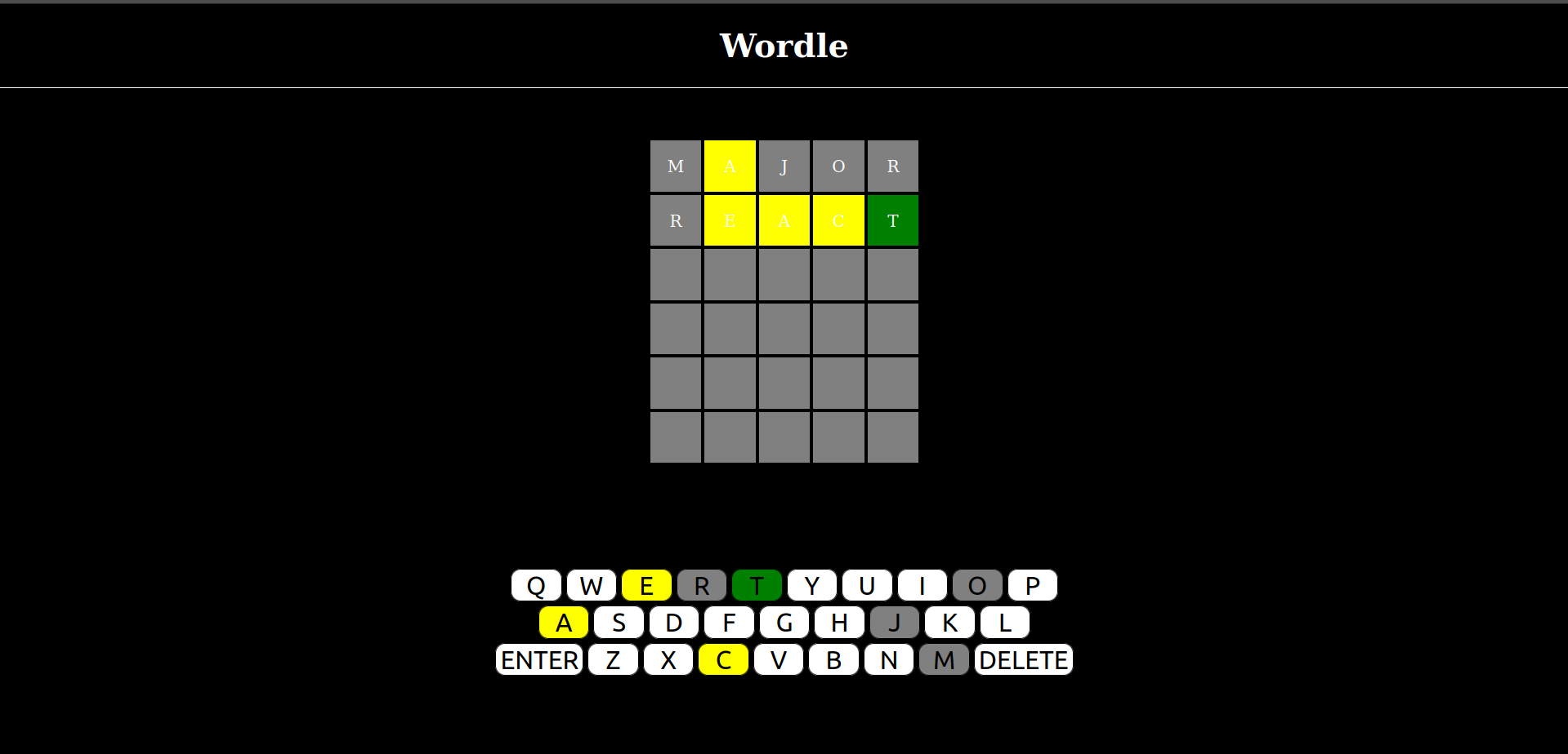 GitHub - matanp06/wordle: A game of words, inspired by The New York ...