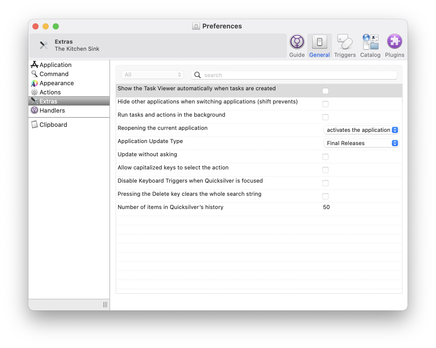Quicksilver retains focus after triggering different app · Issue #2596 ...