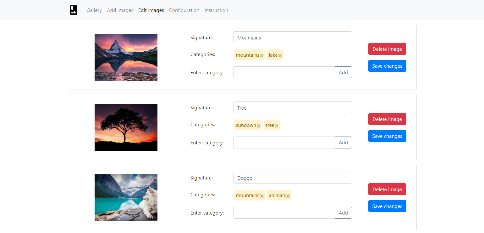 GitHub - Matt444/Simple-gallery: Gallery website with some filtering ...