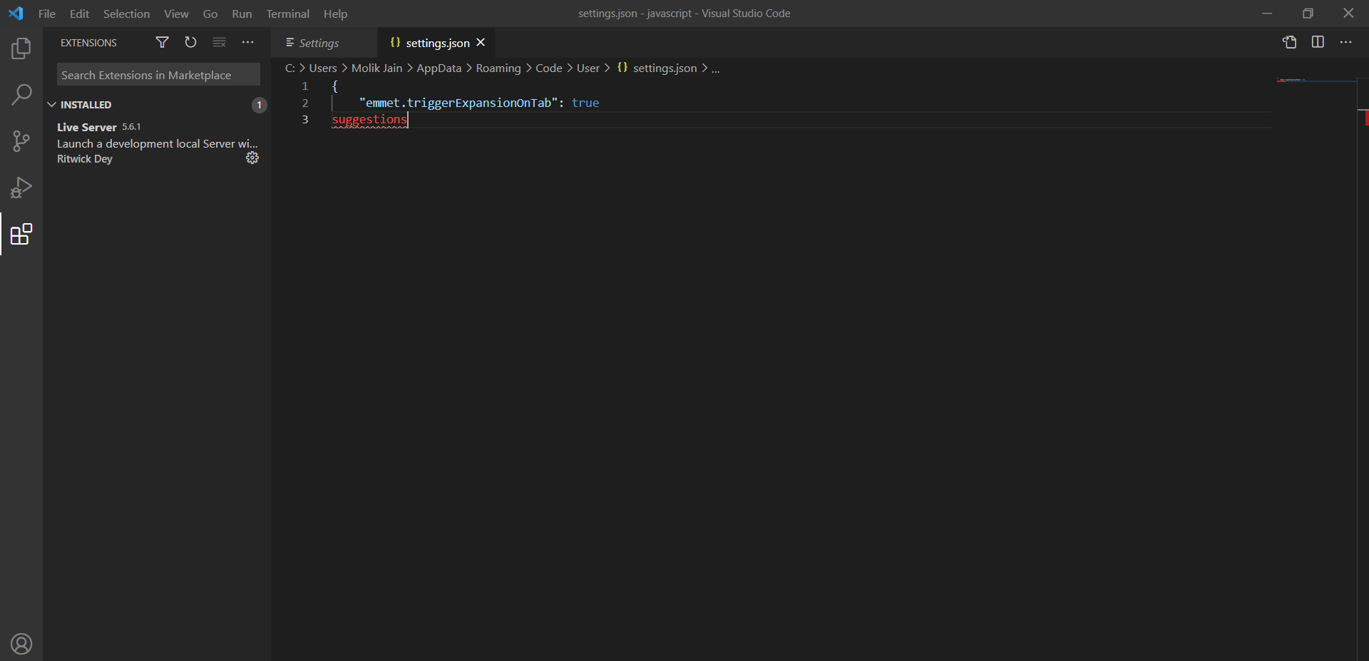 visual studio code - live server vscode on another... live server · Issue #116632 · microsoft/vscode · GitHub