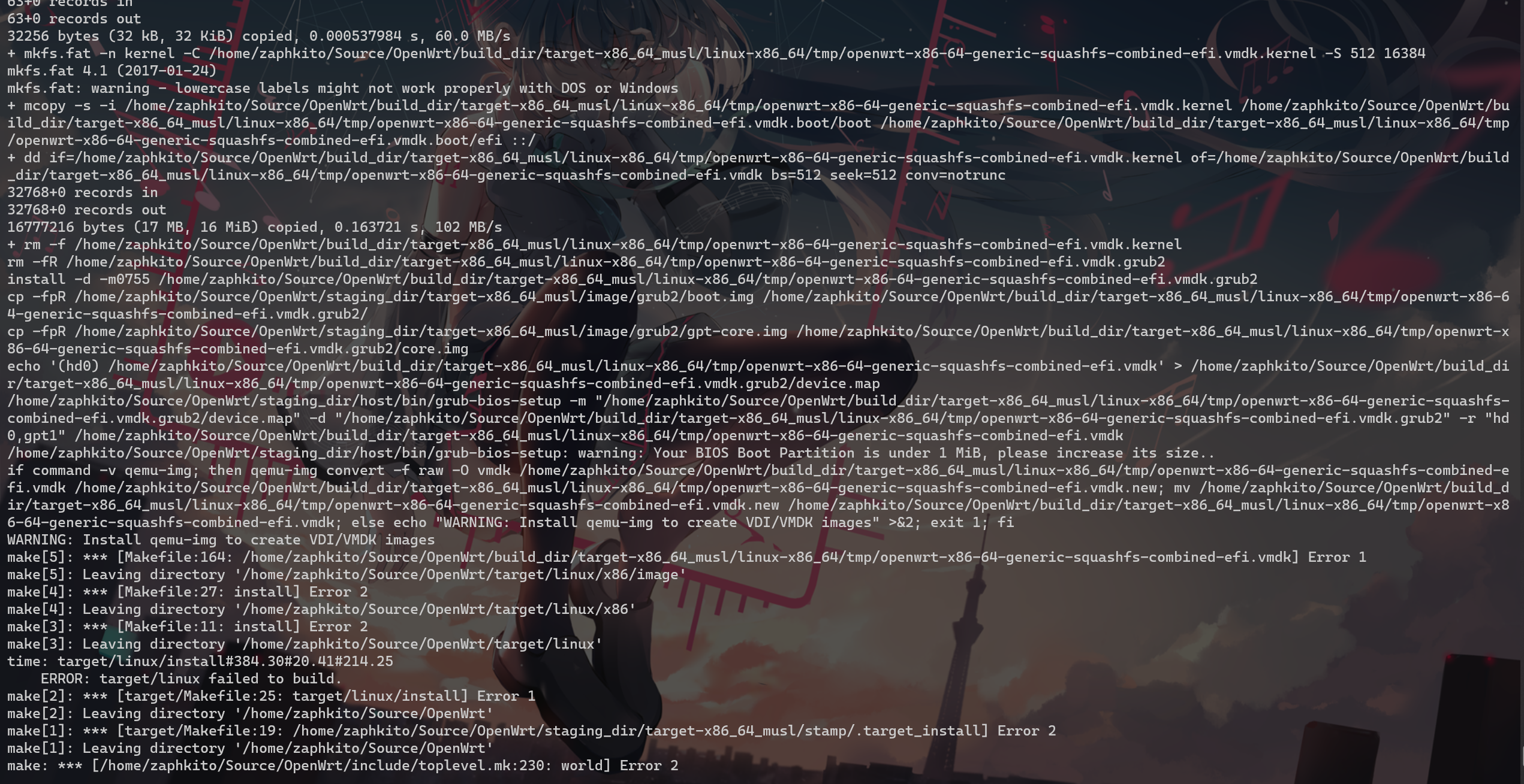 镜像文件生成失败，已经经过反复编译测试无法完成 · Issue #10056 · coolsnowwolf/lede · GitHub
