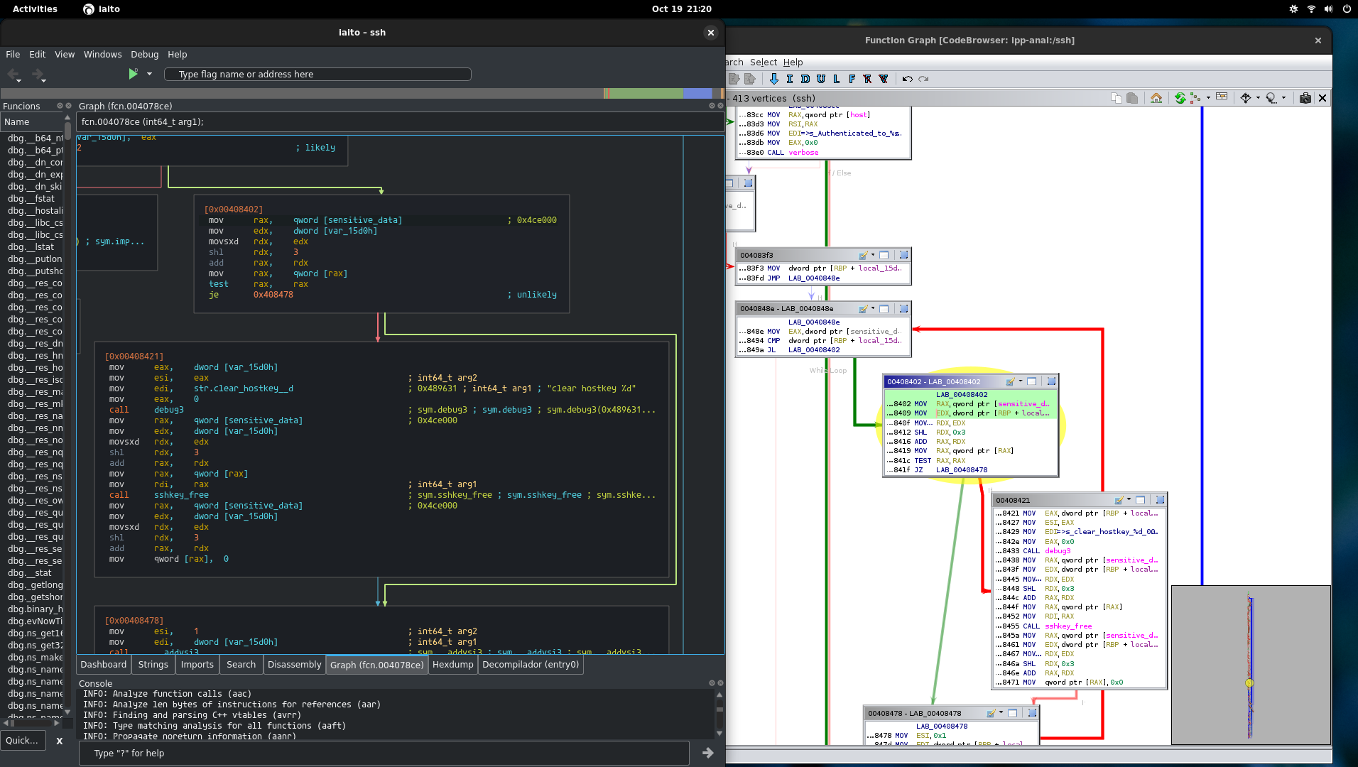 radare basic blocks in CFG · Issue #20911 · radareorg/radare2 · GitHub